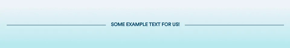 An example of the effect we're looking for